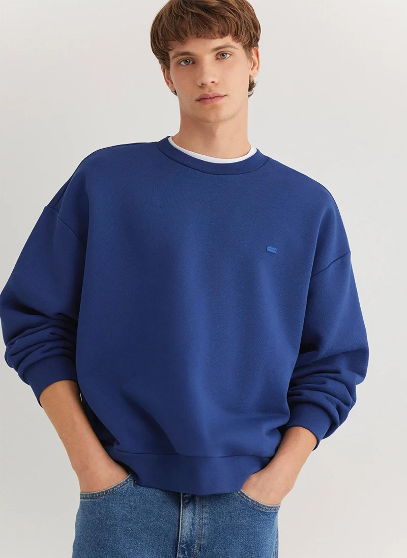 MAVI Crew Neck Blue Sweatshirt