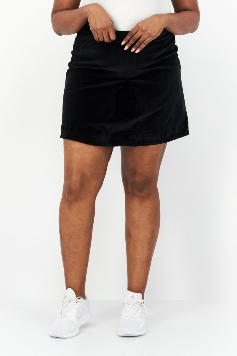 Tchibo Women Textured Mini Skirt, Black - Image 1