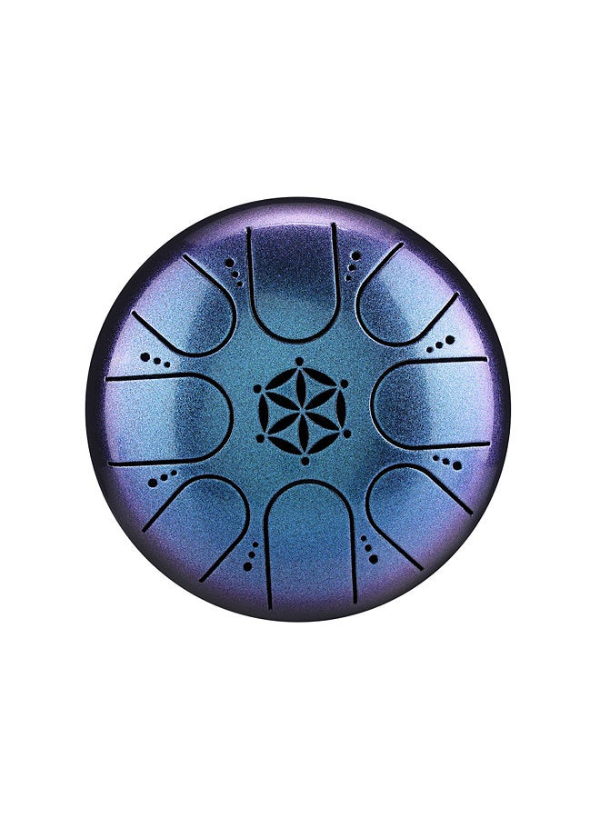 Generic 5 Inch Steel Tongue Drum 8 Notes Handpan Drum with Drum Mallet Finger Picks Percussion for Meditation Yoga - Image 1