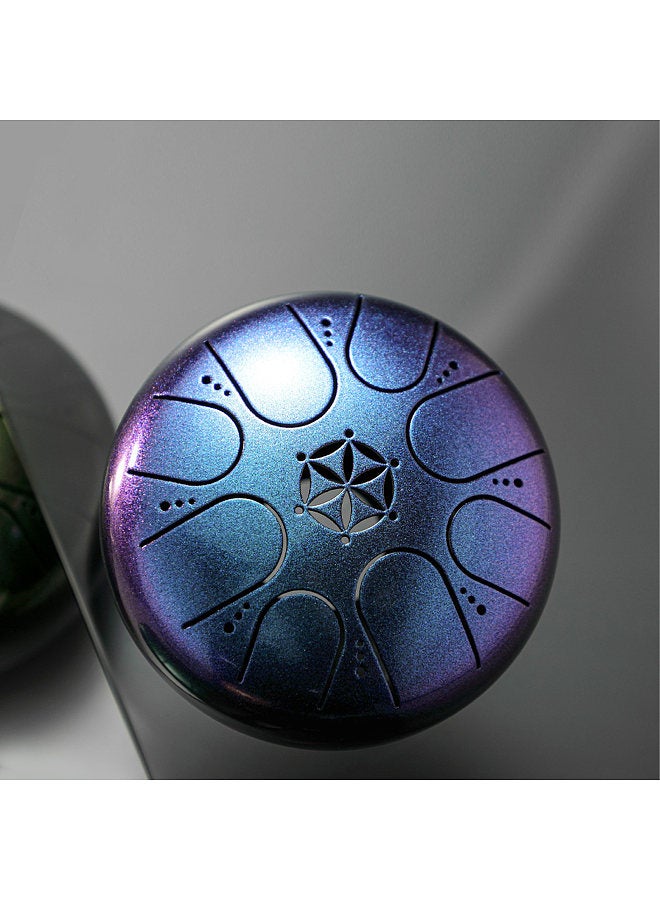 Generic 5 Inch Steel Tongue Drum 8 Notes Handpan Drum with Drum Mallet Finger Picks Percussion for Meditation Yoga - Image 2