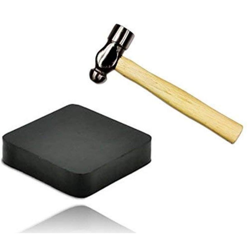 DIY Crafts Pack Of 1 Pcs Design No 1 Mini Hammer 6inch with Pack Of 1 Pcs Design No 1 - Image 1