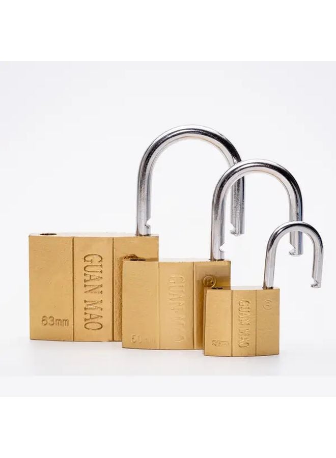 32mm Solid Metal Padlock with 3 Keys Anti Theft Security Lock for Luggage Backpack Shed - Image 5