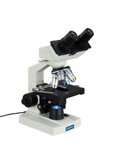 OMAX 40X-2500X Lab Binocular Biological Compound LED Microscope with 3D Mechanical Stage and Coaxial Coarse/Fine Focusing Knob  - Image 1