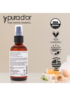 Pura d'or 4 Oz Organic Cucumber Seed Oil100% Pure Usda Certified Premium Grade All Natural Moisturizer Cold Pressed Unrefined Hexanefree Base Carrier Oil For Diy Skin Care For Men & Women  - Image 5