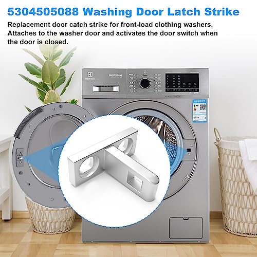 Kscjdg 𝙐𝙥𝙜𝙧𝙖𝙙𝙚𝙙 5304505088 Electrolux Washer Door Latch - for Frigidaire Electrolux Washer Door Strike AP6031188 4452319 PS11766033 EFLW317TIW0 EFLW417SIW0 - Image 3