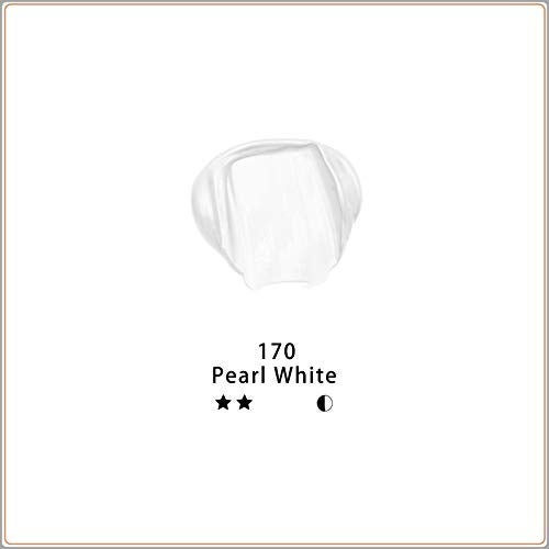 Artecho White Acrylic Paint, Pearl White (120ml / 4.05oz) Tubes, Art Craft Paints for Canvas, Rock, Stone, Wood, Fabric, Art Supplies - Image 2