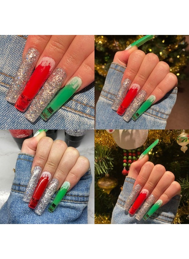 Rosalind 60Ml Red Poly Extension Gel, Red Poly Nail Gel Builder For Nail Art Decoration, Poly Red Gel Extension Nail Thickening Red Poly Nail Gel Easy To Diy Use At Home Need Uv Lamp  - Image 3