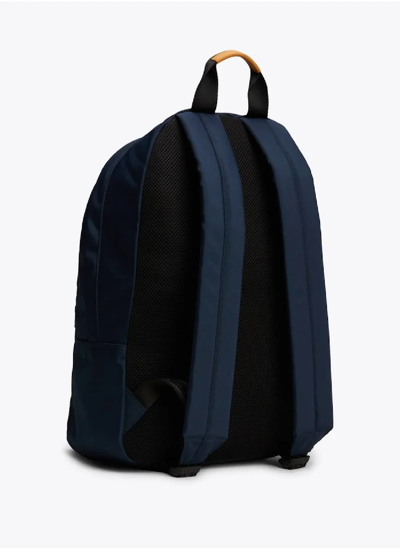 TOMMY HILFIGER Men's Essential Daily Dome Backpack - Recycled Polyester, Blue