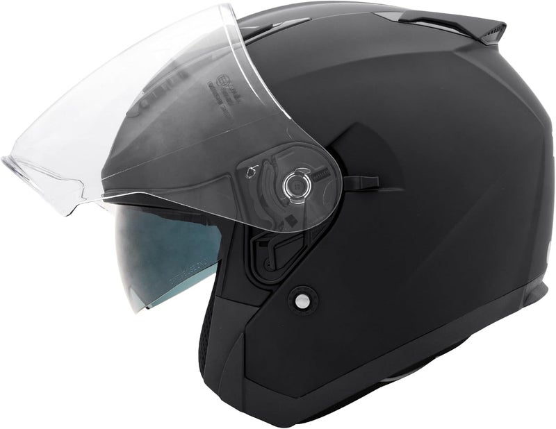 Zorax خوذة دراجة نارية زوراكس ZOR-608 تولا ذات وجه مفتوح مع واقي مزدوج معتمد ECE 2206 - Image 3