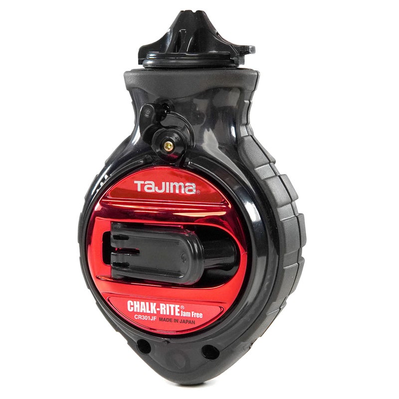 Tajima Tajima Chalk Line - Chalk-Rite Jam Free Special Edition Chalk Line with Extra Bold 1mm Snap Line & Five Gear Quick Retrieval - CR301JF-CP  - Image 3