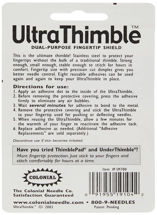 Colonial Needle Ultra Thimble-8/Pkg - Image 2