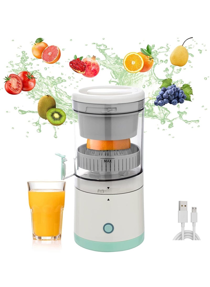 ELTRAZONE Electric Citrus Juicer, Hands-Free Portable USB Charging Powerful Electric Juicer Cordless Fruit Juicer, Multi functional 1-Button Easy Press Lemon Orange Squeezer Machine for Kitchen - Image 1
