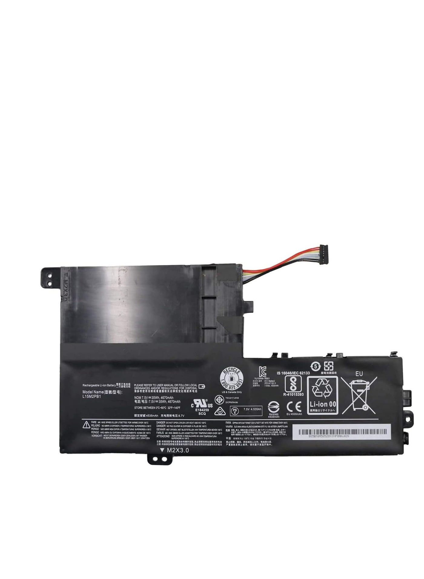 Terabyte L15M2PB1 L15L2PB1 L15C2PB1 L15M3PB0 Laptop Battery Replacement for Lenovo Flex 5 1470 1570 IdeaPad 320S-14IKB 320S-15ABR 320S-15AST 320S-15IKB 320S 15ISK 520S-14IKB Yoga 520-14IKB Series (7.5V 35Wh)