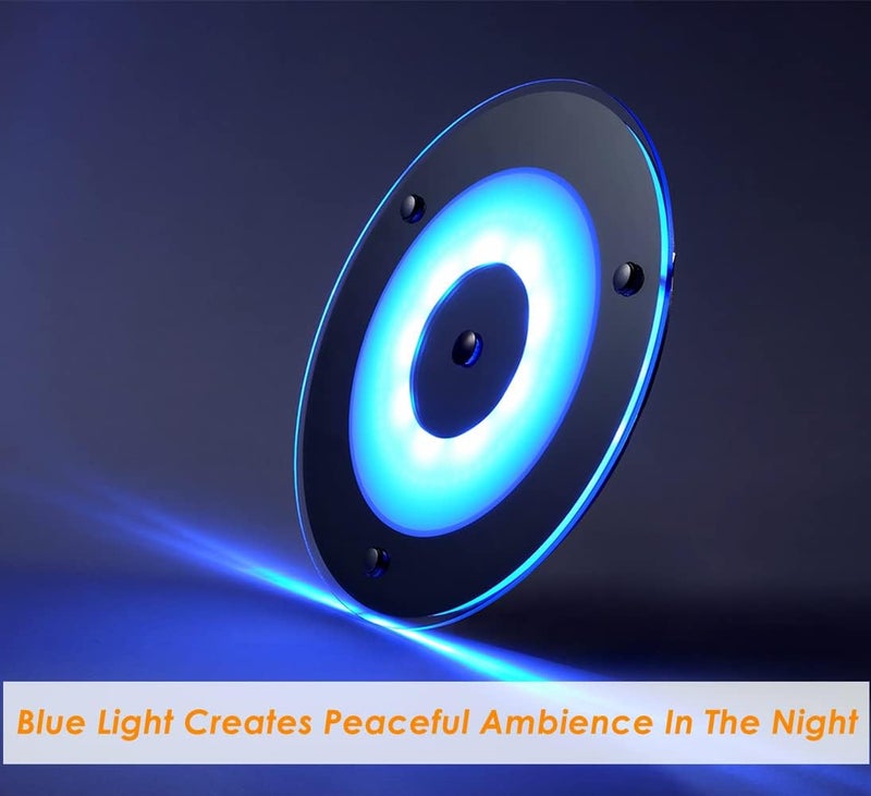 Obeaming 7.3 Inch 12 Volt LED Ceiling Dome Light, 720LM Dimmable Interior Light for RV Boat Camper Van Caravan Truck Motorhome Interior Lighting, Blue Light & Touch Switch(Cool White) - Image 5