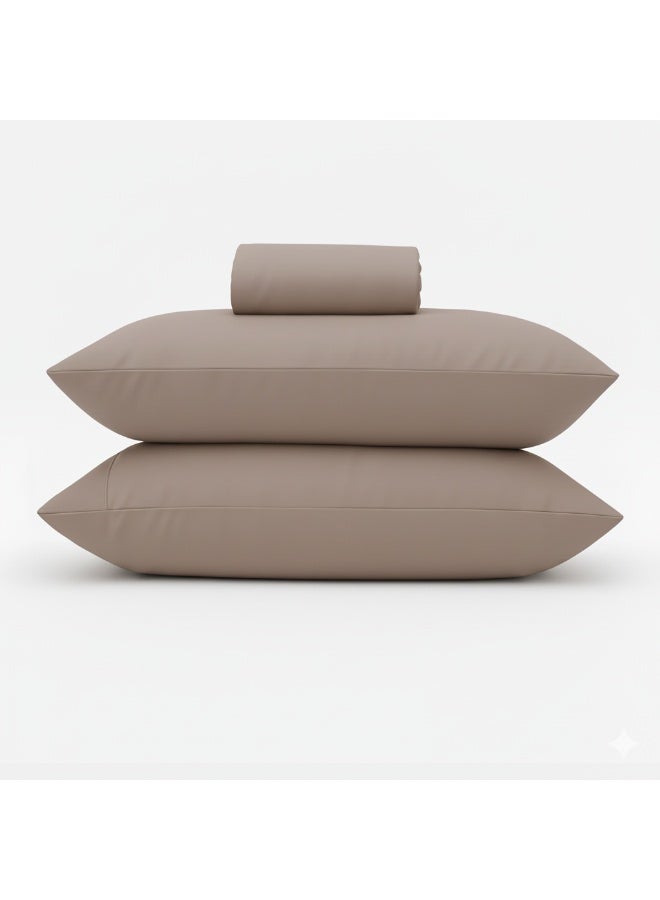 CADE Home 100% Cotton Sheets, Lightweight Super Soft Luxury 3 Piece Bed Sheet Set, Breathable, Durable & Cooling Bed Sheets Set, Easy Secure Fit, Machine Washable