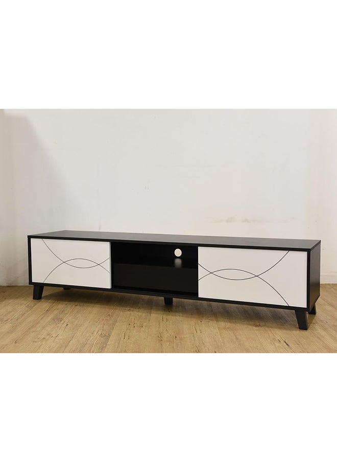 MAF furniture Maf Wooden Modern Tv Table Multifunctional Tv Desk Stand With Storage Shelves Drawers For Office, Home, Entrainment Living Room Gaming Media Room Maf-Tv1501-150Cm 