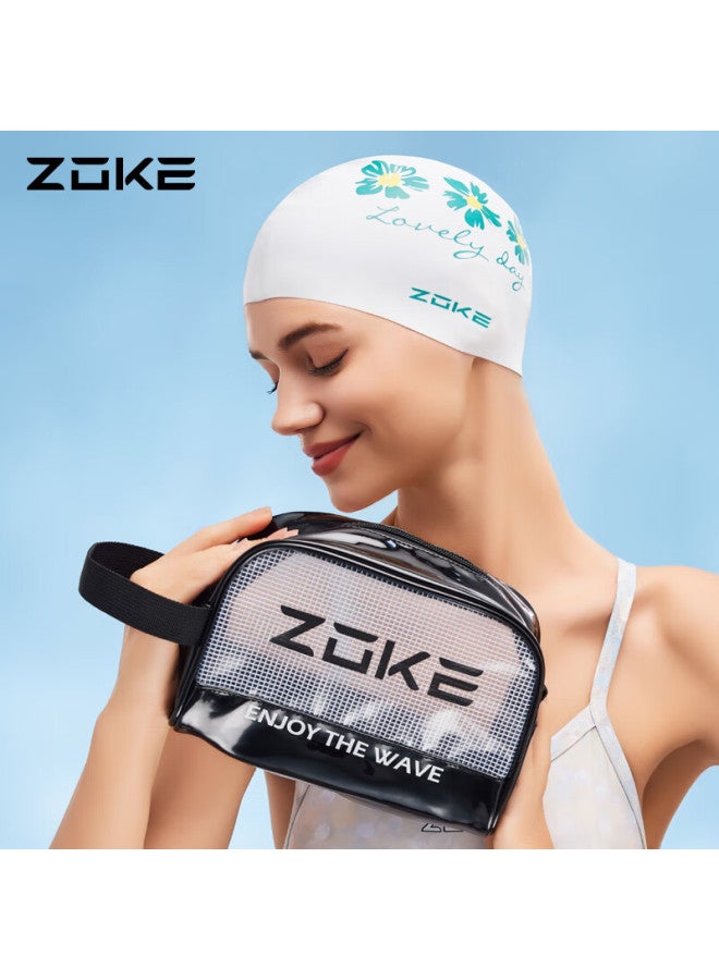 Zoke Swimming Bag, Waterproof Storage Bag, Swimming Training Fitness Toiletry Bag, One Size Fits All, Black, 624505104 - Image 1