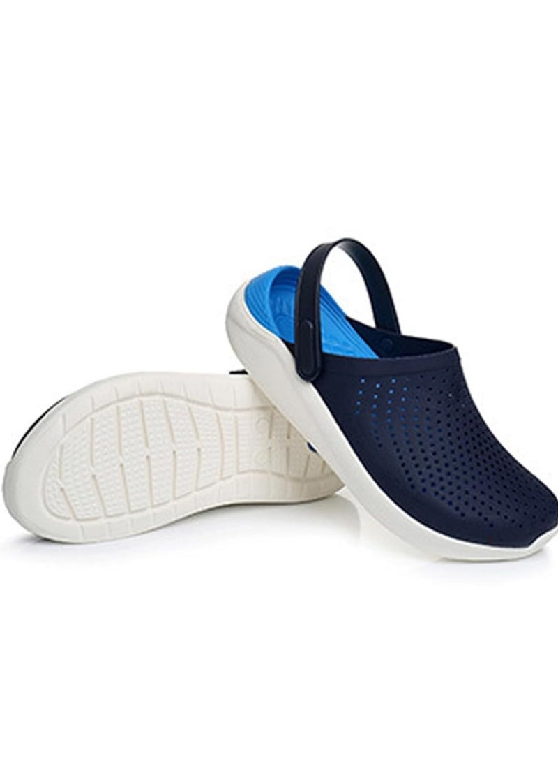 TOMSHOO Unisex Adult Shoes with Buckle Sports Sandals Outdoor Indoor Slippers Lightweight Garden Clogs Hiking Shoes Water Beach Shoes Male Blue  - Image 5