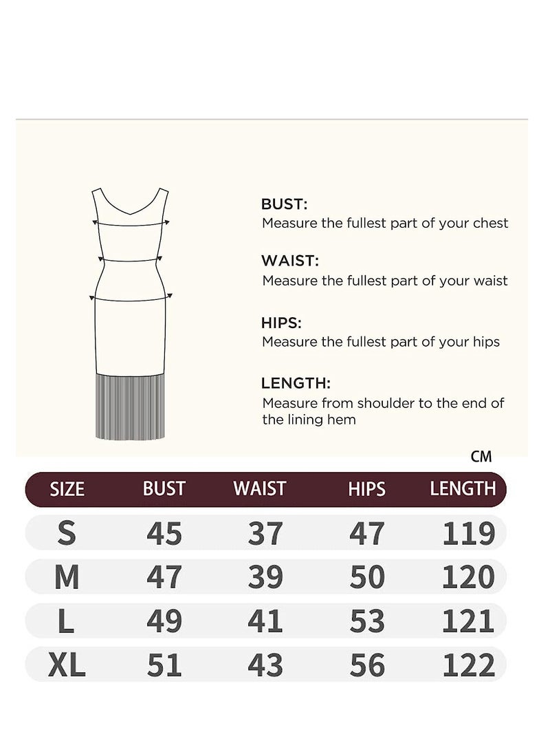 SYOSI - 1920s Flapper Dress Long Fringe Gatsby Roaring 20s Sequin Beaded Vintage Art Deco Dress, M - Image 1