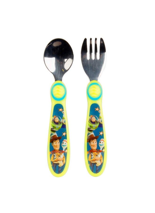 the FIRST years - Disney/Pixar Toy Story Fork & Spoon Green - Image 1