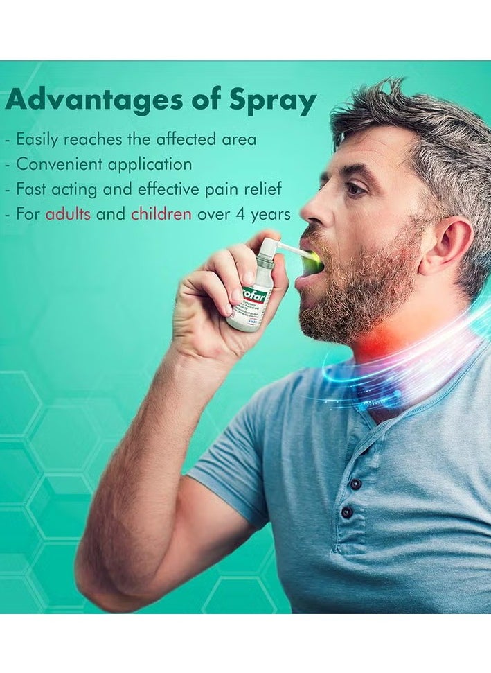 STADA Orofar Buccal (oral) Spray 30ml  - Image 4