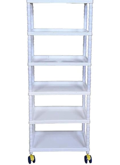 Jureto Jureto Multipurpose Baby WardrobeCabinetMultipurpose Storage Rack Foldable Collapsible Fabric Wardrobe Organizer for Clothe 6 Layer  - Image 5