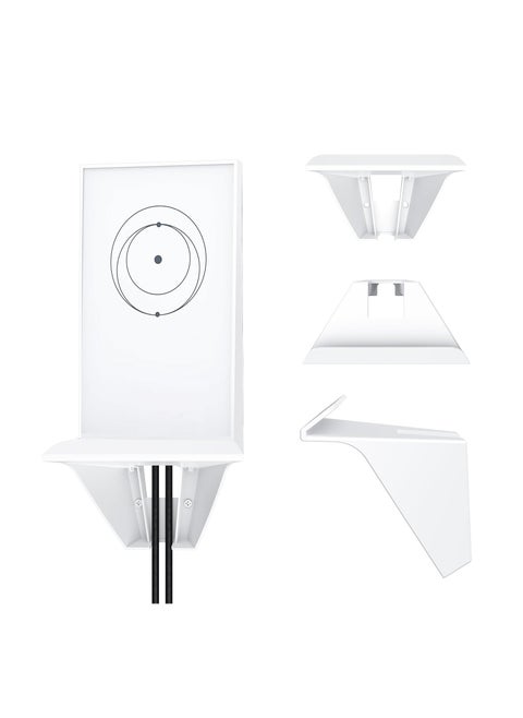 StarLink Router Wall Mount, Starlink Internet Kit Satellite Bracket Compatible with Starlink Mesh Router V2, Router Protection, Stability ABS Starlink Router Mount with Screw Mounting Kit