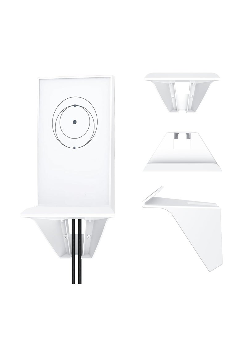 SYOSI - StarLink Router Wall Mount, Starlink Internet Kit Satellite Bracket Compatible with Starlink Mesh Router V2, Router Protection, Stability ABS Starlink Router Mount with Screw Mounting Kit - Image 1