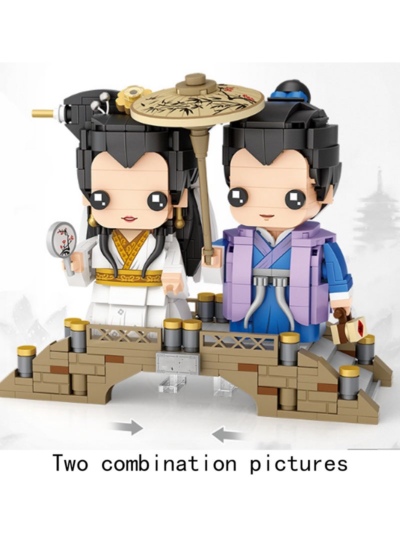 345pcs Xu Xian Character Model Set Building Blocks Creative Diy Assembly Building Assembly Toys Children Adult Home Decoration - Image 3