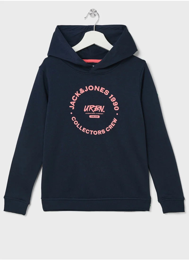 Jack & Jones Junior Kids Logo Hoodie