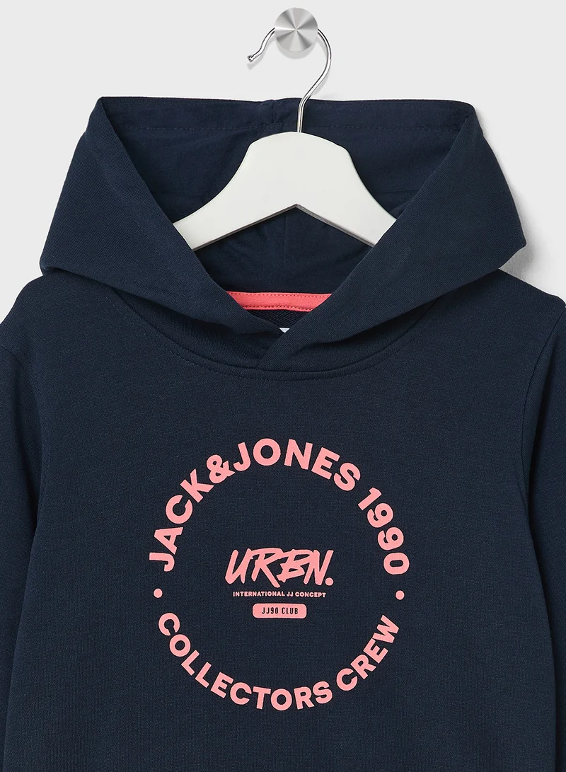 Jack & Jones Junior Kids Logo Hoodie