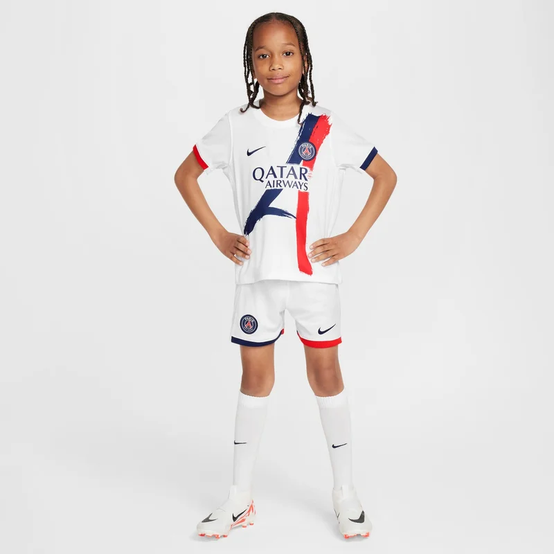 Nike White Paris Saint-Germain 2024/25 Stadium Away  | Best Price UAE