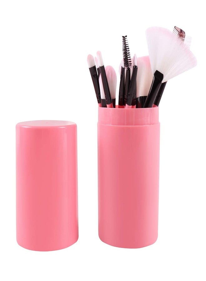 KEKEMI Professional Makeup Cosmetic Foundation Brush Set (Pink) - Pack of 12 - Image 5