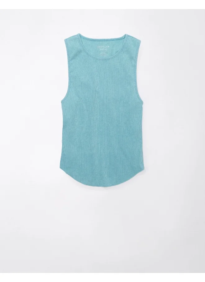 امريكان ايجل Crew Neck Knitted Tank Top