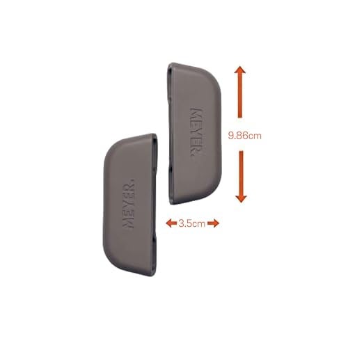 Meyer Cast Iron Skillet Silicone 2 Piece Hot Handle Holder | Frying Pan Holder | Iron Kadai Handle Holder | Grip Cover for Cast Iron Skillet | Heat Resistant Pot Holder for Cast Iron Cookware, Brown - Image 3