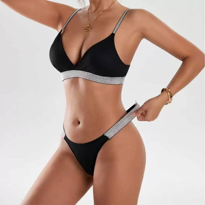 Push-up Triangle Bra Set - Image 2