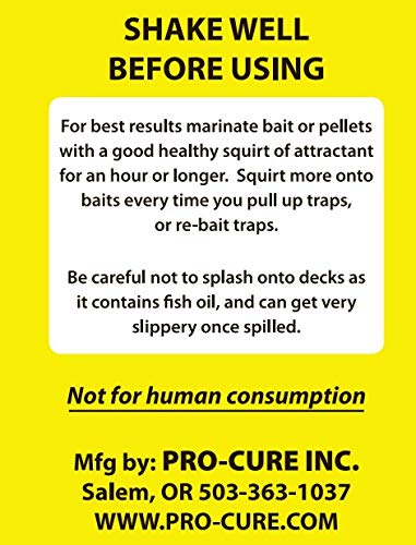PROcure Pro-Cure Crab & Shrimp Attractant, 16 Ounce, Red - Image 3