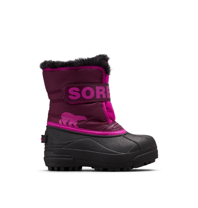 Sorel Youth Unisex Little Children's Snow Commander Boots - Purple Dahlia, Groovy Pink - Size 4 - Image 4