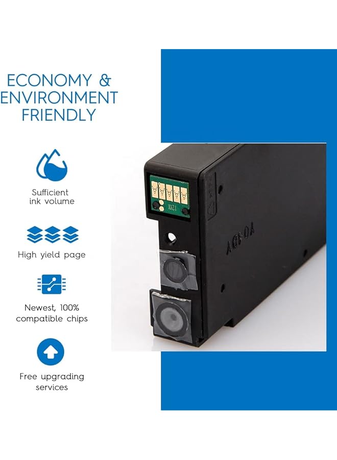 NexNova Ink Cartridge Compatible For Canon Pgi 1400Xl Set High Yield 4 Pack Black Cyan Magenta Yellow Pgi 1400 Xl Guaranteed Compatibility With Maxify Mb2140 Mb2340 Mb2740 Mb2040 - Image 3