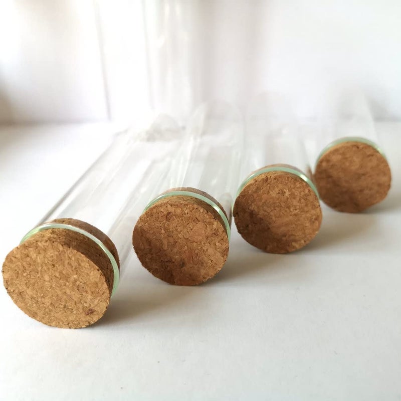 8 Pcs 60ml Glass Test Tubes With Cork Stoppers For DIY Wishing Bottles Storage Jars Wedding Party Decor - Image 5