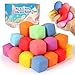Neec 24 Pack Slow Rising Stress Cube Dough Stress Balls Soft Fidget Squishy Toys for Anxiety Relief Pull Stretch Classroom Prize Party Favors Toys for Kids - Image 2