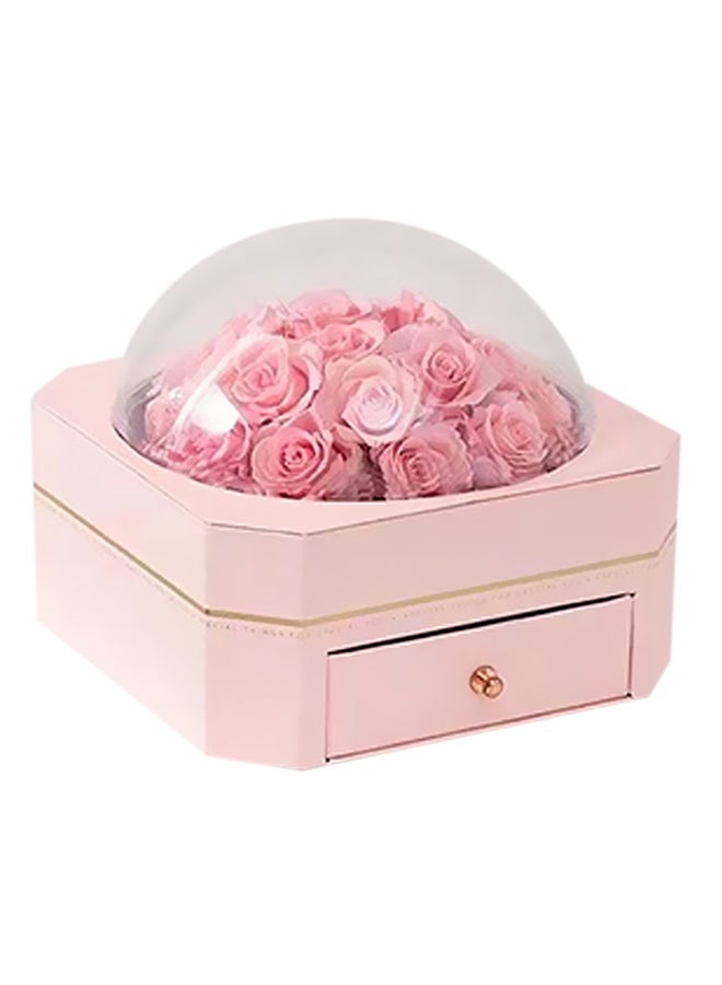 NIBEMINENT Gift Box With Acrylic Lid Pink  - Image 1