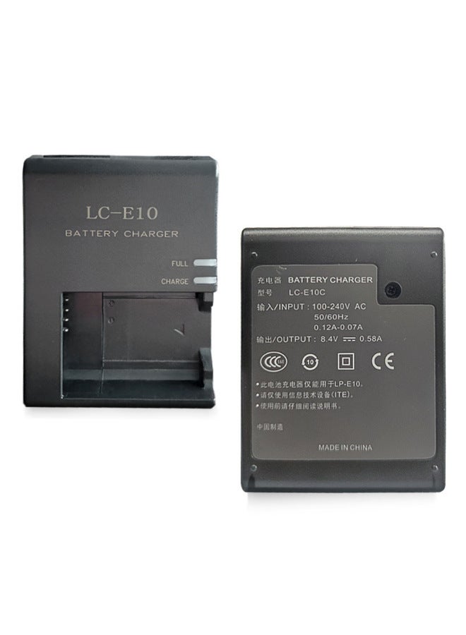 Lc-e10 Lp-e10 Charger Compatible Canon Eos 1100d 1200d 1500d 3000d X50 Digital Cameras-Color:Charger + UK (UK) Power Cord