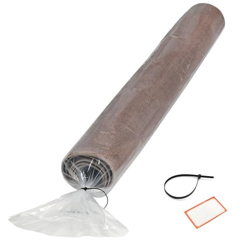 Storage Standard Heavy Duty Rug Storage Bag - Reusable Rug Shipping Bag, Waterproof Plastic Rug Cover - Fits Rolled Carpet Up to 6 x 9 Feet, 4 Mil Thick Tear Proof Plastic Storage Bag - 1 Clear Bag, 92 x 20 Inches - Image 2
