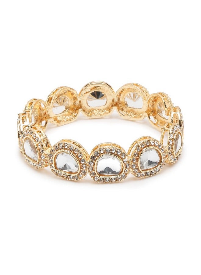 YouBella Jewellery for women Traditional Gold Plated Jewelry Bracelet Bangles for Women and Girls (2.6) - Image 2
