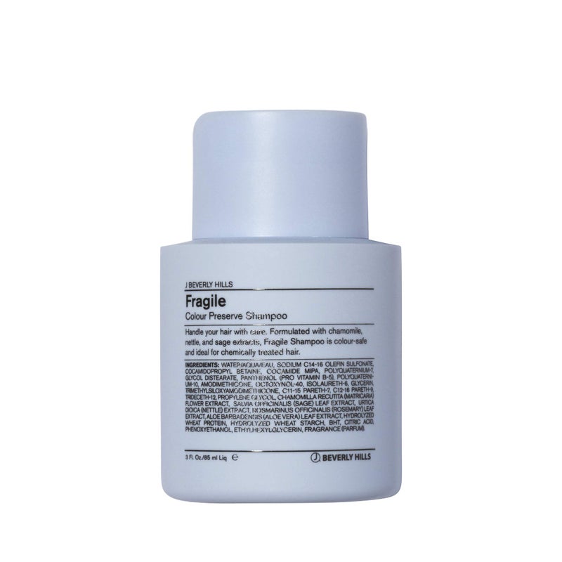 J Beverly Hills J Beverly Hills Blue Fragile Colour Preserve Shampoo with Sage Oil to Brighten Color 3 Oz 