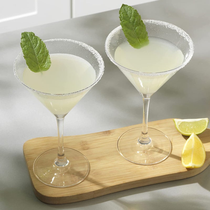 YZM YZM VIP Margarita Glass Martini Glass Cocktail Crystal Clear Glasses 170 ml Cocktail Glass Wine Glass Mocktail Martini Wine Whiskey for Home Restaurant Set of Martini gllass SAT of 2  - Image 5
