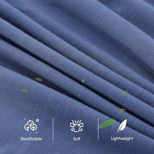 BAMBOO COOL سروال داخلي رجالي من BAMBOO COOL، تنفس فائق، لا يرتفع، بوكسر بريف مع حزام مرن مريح، عبوة متعددة - Image 4