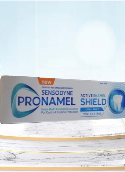 Active Enamel Shield and Whitening Cool Mint Toothpaste
