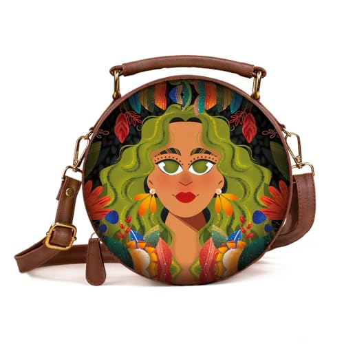 Kalankit Floral Sling Bag for Women & Girls | Stylish Crossbody & Round Side Bag with Adjustable Strap | Birthday Gift | Useful & Fashionable - Image 1